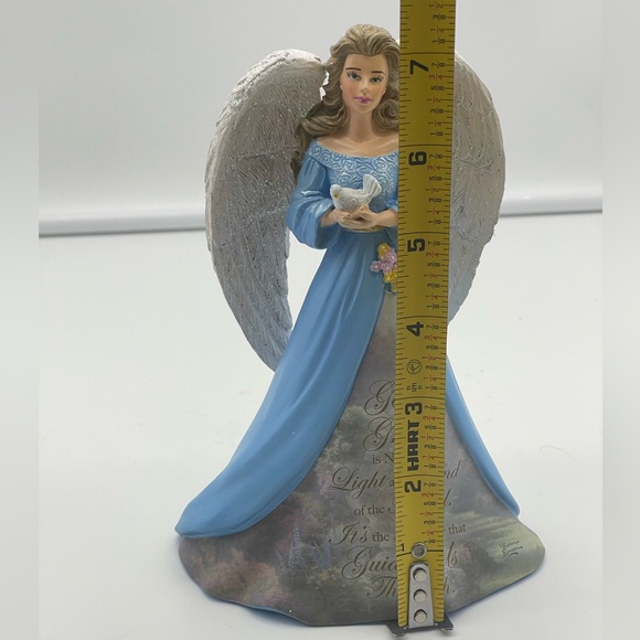 Thomas Kinkade “Angels of Peace” Collection: Theme is Blue “God’s Guiding Grace” - Picture 10 of 10